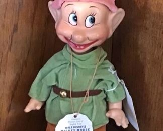 1930’s Dopey Doll Snow White and The Seven Dwarfs, Walt Disney