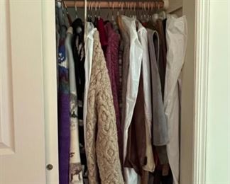 Lots of clothes - every closet full