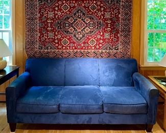 Basic Blue Sofa and Rug Wall Hanging
