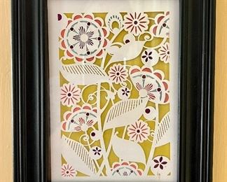 Framed Paper Cut