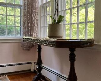 Brandt Cabinet Works Trestle Console Table