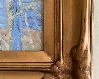 detail - original gold gilt frame