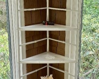 White Corner Etagere