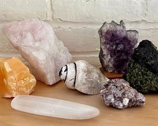 Crystals - amethyst, selenite, quartz and others