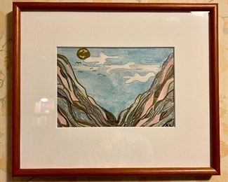 Small framed painting