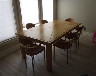 Table And Six Chairs Matches Bar Stools 