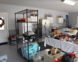 Metal Shelves on Wheels 