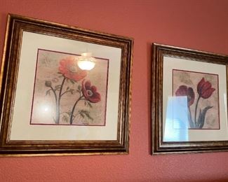 Poppy/Tulips Wegner Framed Prints!