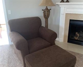 Kincaid by LaZBoy Custom Upholstered Chair & Ottoman!