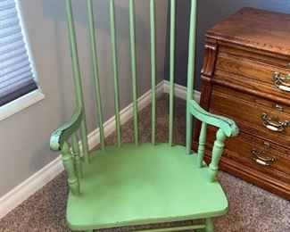 Green Rocking Chair!