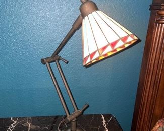 Mission Tiffany Swing Arm Desk Lamp!