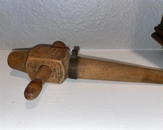 Antique Wood Barrel Spigot!