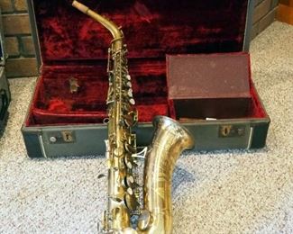Vintage Rene Dumont Alto Saxophone With Original Case
