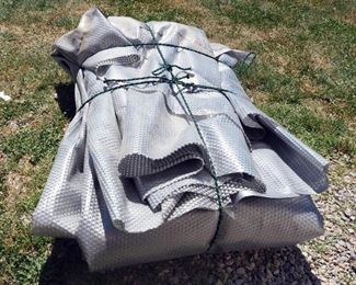 Solar Pool Cover Custom Cut For Lazy K Shaped Pool, Approx 20' x 40'