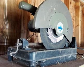 Cummins Tools Electric 14" Cut Off Machine, Power On