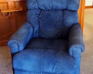 Lazy Boy Swivel Rocker Recliner, 44" x 32" x 30"
