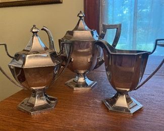3 Piece Sterling Silver Tea Set