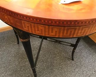 Black and gold legs.