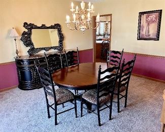 Arhaus Dining Table and Chairs