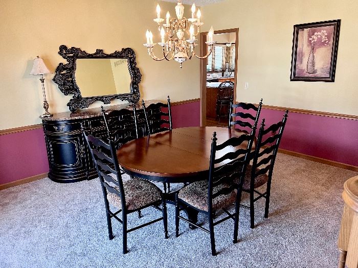 Arhaus Dining Table and Chairs