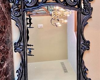 Large wall mirror