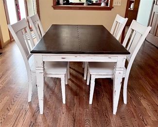 Farmhouse table and chairs