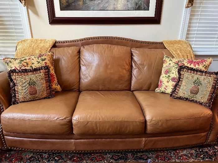 Beautiful leather sofa
