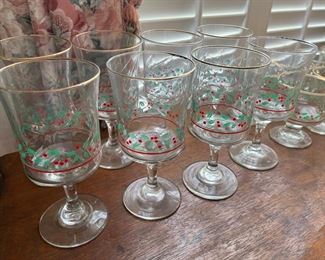 Christmas glasses