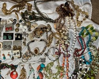 huge selection of costume jewelry