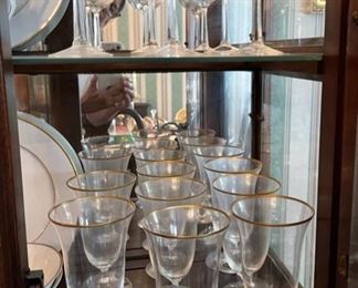 Lenox "Hayworth" crystal water glasses 