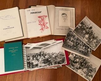 Vintage Maysville/Jackson County Georgia yearbook & photo book full of class pictures; 1942 & 1943 Piedmont College (Demorest, GA) yearbooks