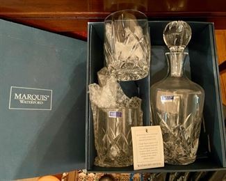 Waterford Marquis brandy set
