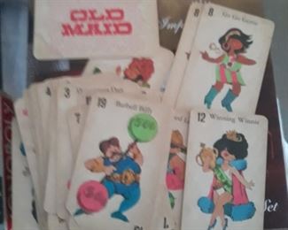 Vintage Old Maid card game