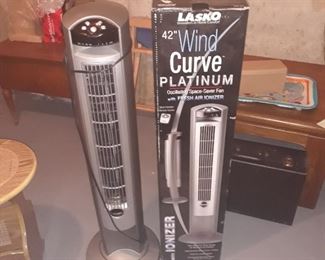 Wind curve, air fan and filter