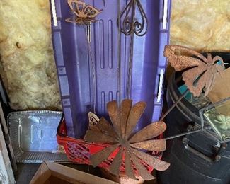 flower out of metal