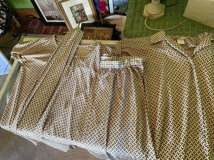 BraniffAirlines: two shirts, one skirt and one jacket