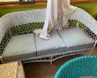 Rattan couch