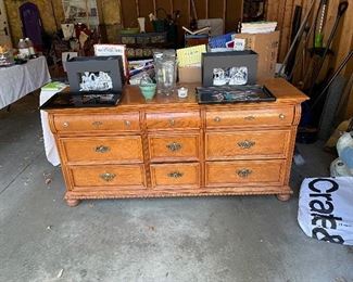 oak dresser that matches the night stands
