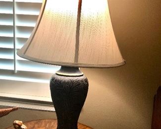 Brown base lamp