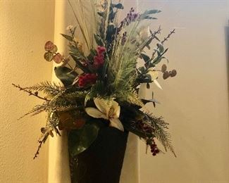 Pair of wall sconce florals