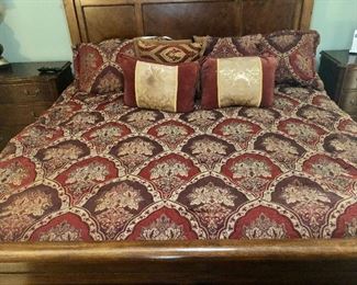 King bedding set and mattress