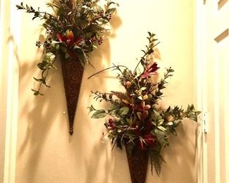 Pair custom wall florals