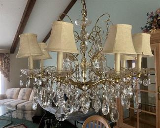 Crystal chandelier.....