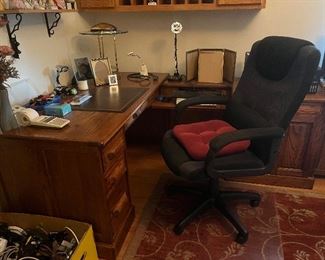 Desk and chair