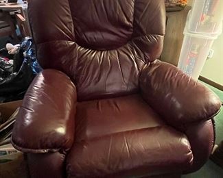 La-Z-Boy leather recliner