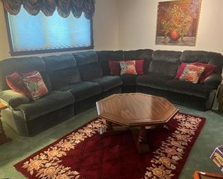 Upholstered sectional sofa