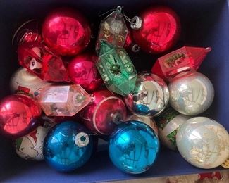 Vintage Christmas ornaments