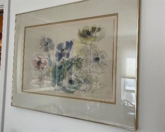 Raoul Dufy Lithograph - condition issues $100