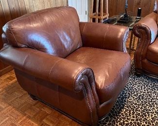 Over sized leather chair 
