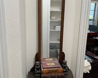 mirrored hall stand